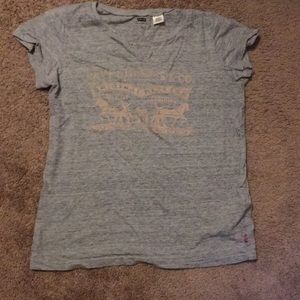 Grey Levi’s shirt